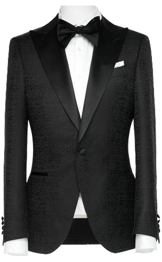 S 120s Wool Peak Tuxedo