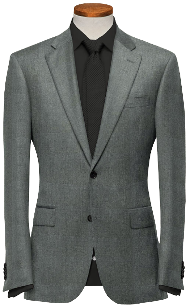 S120s Green-grey Wool Suit