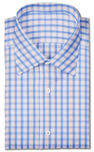 Blue & White Checks Shirt