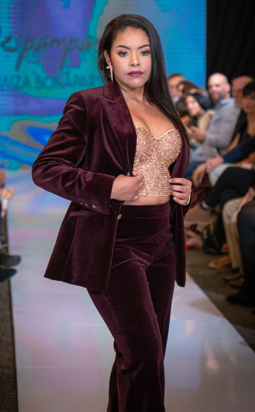 Velvet Burgundy Pant Suit